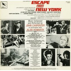 Escape from New York Soundtrack (John Carpenter, Alan Howarth) - CD Trasero