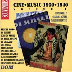 Cine Music 1930/1940, Vol. 1 Soundtrack (Various Artists) - CD cover