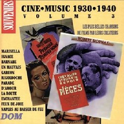 Cine Music 1930/1940, Vol.3 Soundtrack (Various Artists) - CD cover