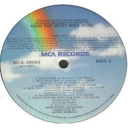 How the West Was Won Soundtrack (Alfred Newman) - cd-cartula