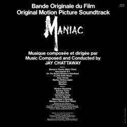 Maniac Soundtrack (Jay Chattaway) - CD Trasero