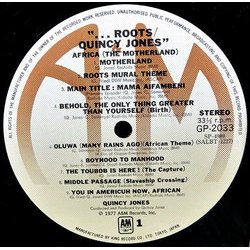 Roots Soundtrack (Quincy Jones) - cd-inlay