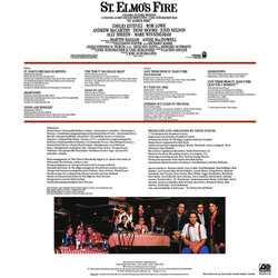 St. Elmo's Fire Soundtrack (Various Artists, David Foster) - CD Trasero