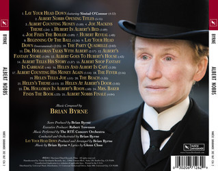 Albert Nobbs Soundtrack (Brian Byrne) - CD Back cover