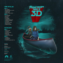Friday the 13th: part 3 Soundtrack (Harry Manfredini) - CD Back cover