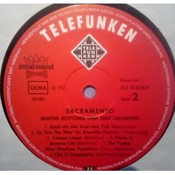 Sacramento Soundtrack (Various Artists, Martin Bttcher) - cd-inlay