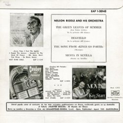 El Alamo Soundtrack (Nelson Riddle) - CD Back cover