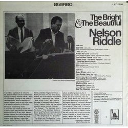 The Bright & The Beautiful Soundtrack (Various Artists, Nelson Riddle) - CD Back cover