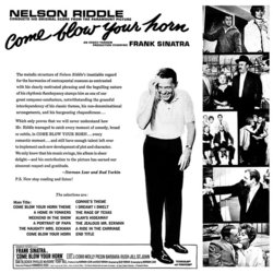 Come Blow Your Horn Soundtrack (Nelson Riddle) - CD Back cover