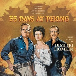 55 Days at Peking Soundtrack (Dimitri Tiomkin) - CD cover