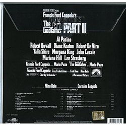 The Godfather: Part II Soundtrack (Nino Rota) - CD Back cover