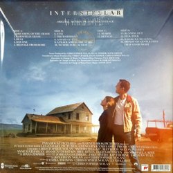 Interstellar Soundtrack (Hans Zimmer) - CD Back cover