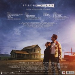 Interstellar Soundtrack (Hans Zimmer) - CD Back cover