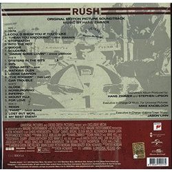 Rush Soundtrack (Hans Zimmer) - CD Back cover