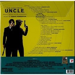 The Man from U.N.C.L.E. Soundtrack (Daniel Pemberton) - CD Back cover