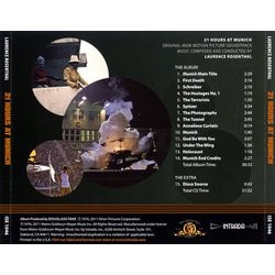21 Hours at Munich Soundtrack (Laurence Rosenthal) - CD Back cover