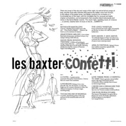 Confetti Soundtrack (Various Artists, Les Baxter) - CD Back cover