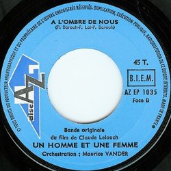Un Homme et une Femme Soundtrack (Francis Lai) - cd-inlay