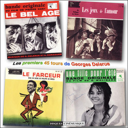 Les Premiers 45 tours de Georges Delerue Soundtrack (Georges Delerue) - Cartula