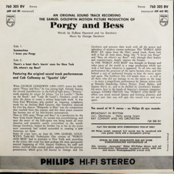 Porgy and Bess Soundtrack (George Gershwin) - CD Trasero