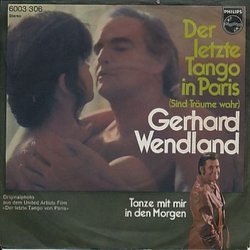 Der Letzte Tango In Paris Soundtrack (Gato Barbieri, Karl Gtz, Kurt Hertha, Gerhard Wendland) - CD cover