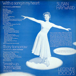 Susan Hayward: With A Song In My Heart Soundtrack (Various Artists, Susan Hayward, Alex North, Frank Skinner) - CD Back cover