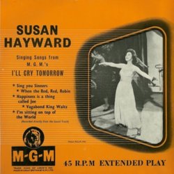 I'll Cry Tomorrow Soundtrack (Susan Hayward, Alex North) - CD cover