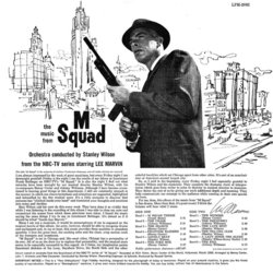M Squad Soundtrack (Sonny Burke, Benny Carter, John Williams, Stanley Wilson) - CD Back cover
