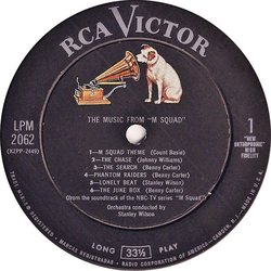 M Squad Bande Originale (Sonny Burke, Benny Carter, John Williams, Stanley Wilson) - cd-inlay