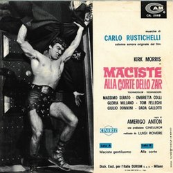Maciste alla Corte dello Zar Soundtrack (Carlo Rustichelli) - CD Back cover