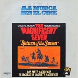 The Magnificent Seven / Return of the Seven Soundtrack (Elmer Bernstein) - CD cover