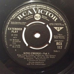 King Creole Vol.1 Soundtrack (Elvis Presley, Walter Scharf) - cd-inlay