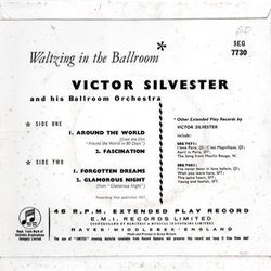 Waltzing In The Ballroom Soundtrack (Victor Young) - CD Back cover