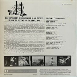 The Gentle Rain Soundtrack (Luis Bonfa) - CD Back cover