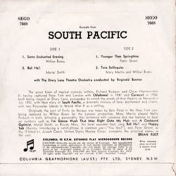 Excerpts From South Pacific Soundtrack (Oscar Hammerstein II, Richard Rodgers) - CD Back cover