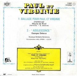 Paul et Virginie Soundtrack (Georges Delerue) - CD Trasero