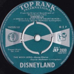 Walt Disney's Cinderella Bande Originale (Paul J. Smith, Oliver Wallace) - cd-inlay