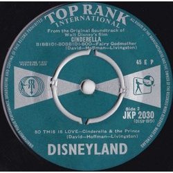 Walt Disney's Cinderella Bande Originale (Paul J. Smith, Oliver Wallace) - cd-inlay