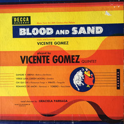 Blood And Sand Soundtrack (Vicente Gmez, Vicente Gmez) - CD cover