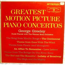 Greatest Motion Picture Piano Concertos Soundtrack (Various Artists) - CD cover