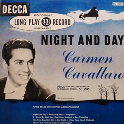 Carmen Cavallaro ‎ Night And Day Soundtrack (Various Artists) - CD cover
