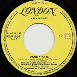 The Five Pennies: Danny Kaye Soundtrack (Danny Kaye, Leith Stevens) - cd-inlay