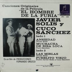 El Hombre de la Furia Soundtrack (Cuco Snchez, Javier Sols) - CD Back cover