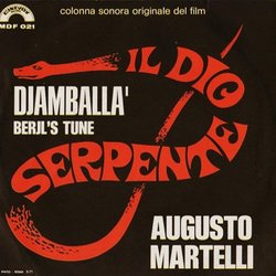 Il Dio Serpente Soundtrack (Augusto Martelli) - CD Back cover
