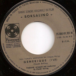 Borsalino Soundtrack (Claude Bolling) - cd-inlay