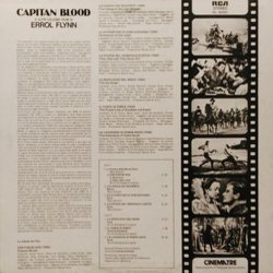 Capitan Blood E Altri Celebri Film Di Errol Flynn Soundtrack (Max Steiner, Erich Wolfgang Korngold) - CD Back cover