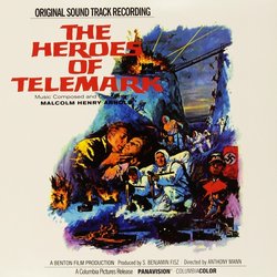 The Heroes of Telemark Soundtrack (Malcolm Arnold) - CD cover