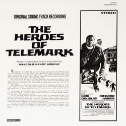 The Heroes of Telemark Soundtrack (Malcolm Arnold) - CD Back cover