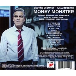 Money Monster Soundtrack (Dominic Lewis) - CD Back cover