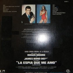 La Espia Que Me Amo Soundtrack (Marvin Hamlisch) - CD Trasero